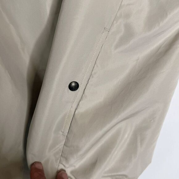 DryJoys By FootJoy Men's Half Zip Short Sleeve Pullover Golf Jacket Beige Large - Picture 6 of 8